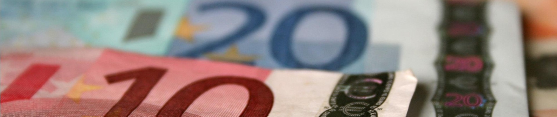 euro biletten tien twintig en vijftig